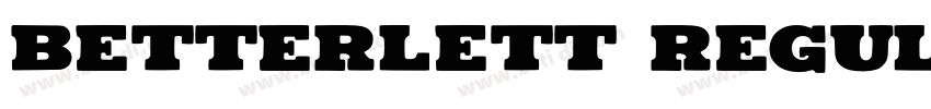 betterlett regular字体转换